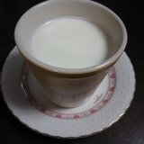 米麹甘酒で作る(^^)甘酒ミルク
